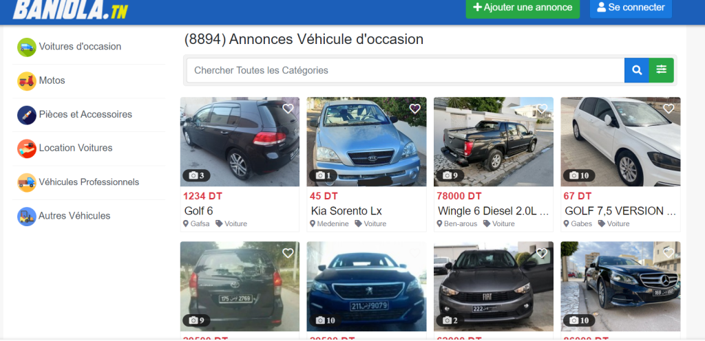 Baniola.tn - Le site des petites annonces automobile en Tunisie